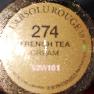 Lancome L'Absolu Rouge French Tea 274 Cream Lipstick